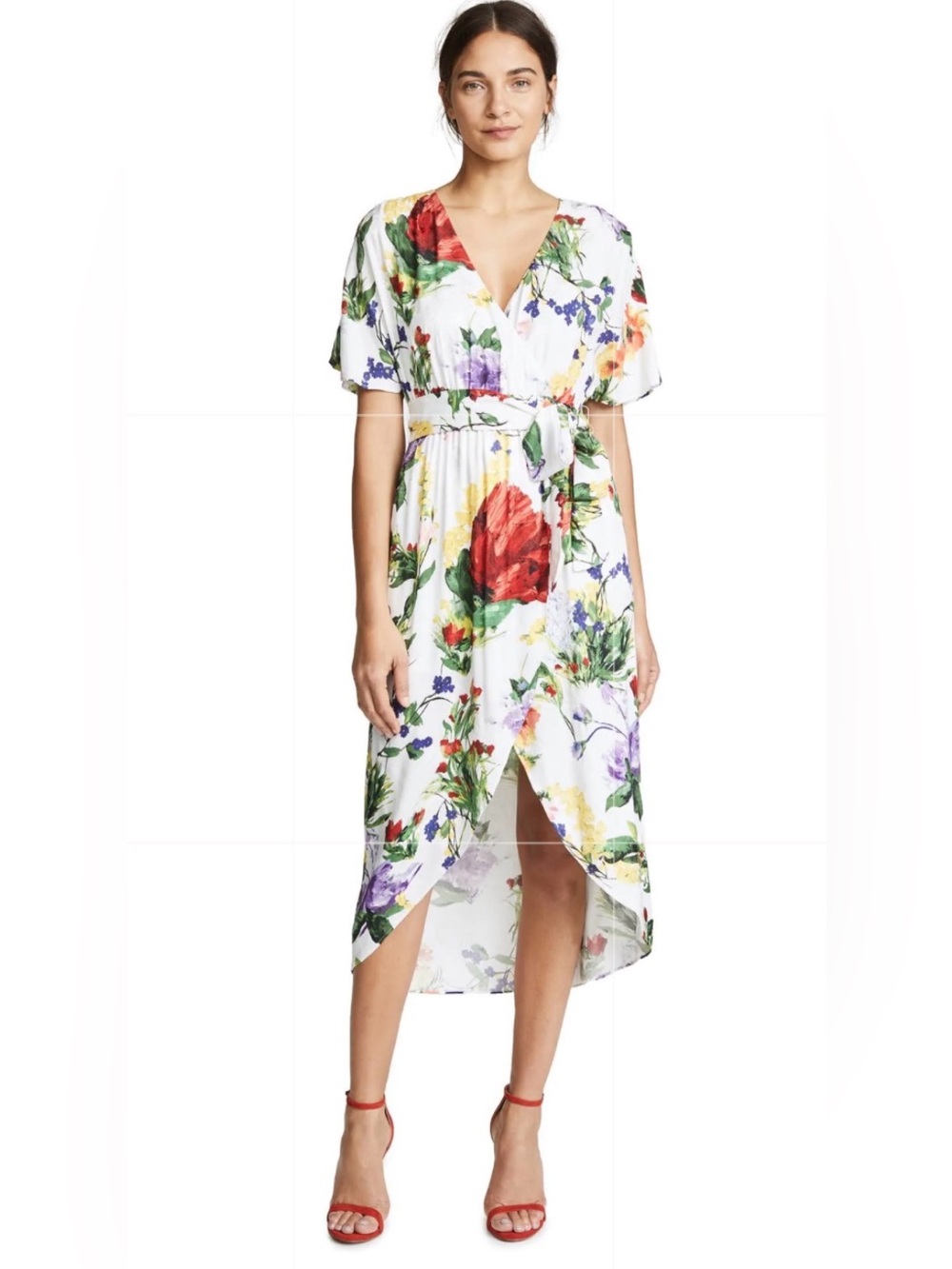 Alice + Olivia Clarine Wrap Dress